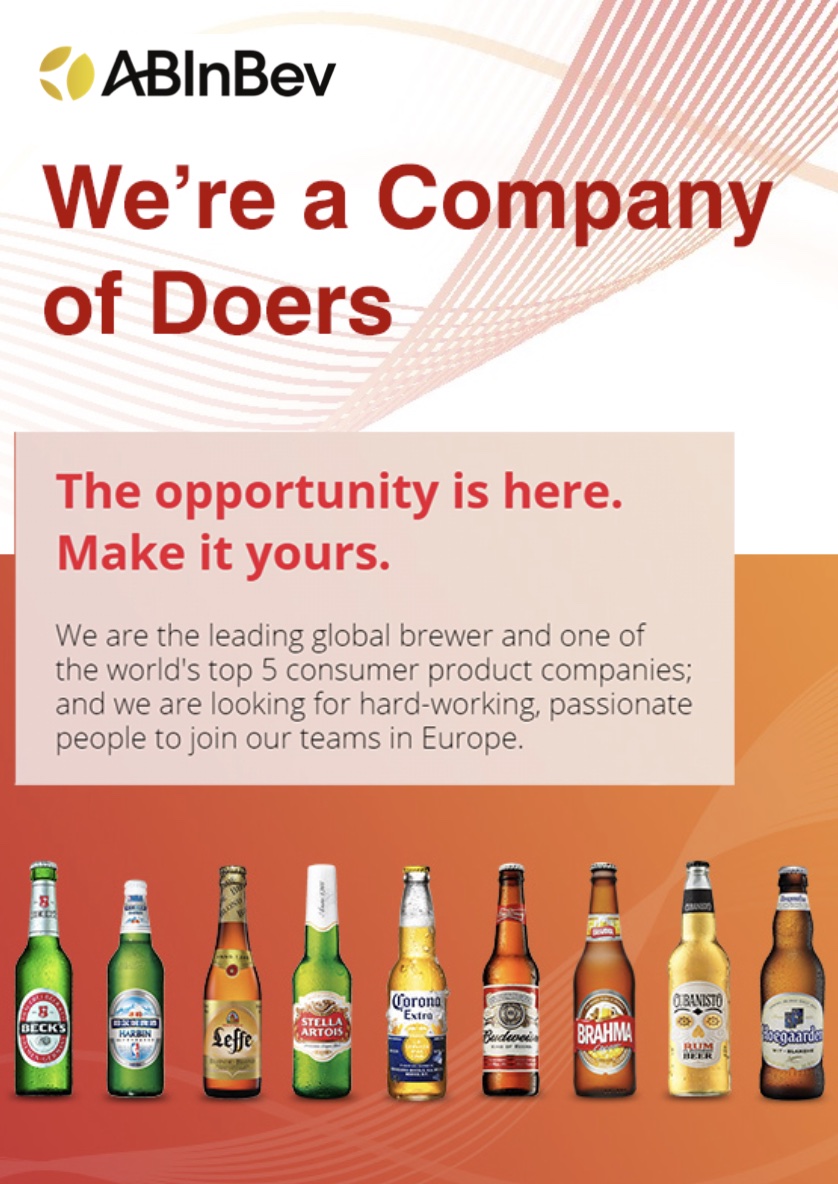 ABInbev Company Poster